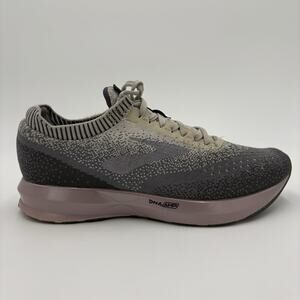 Womens Size 7.5-Brooks Levitate 2 Gray Pink Running Shoes Sneakers 1202791B060